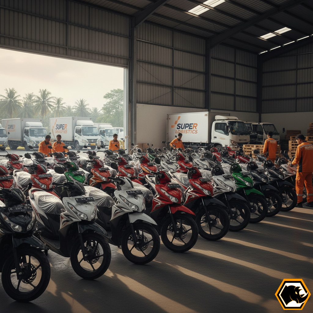 Jasa Pengiriman motor Surabaya